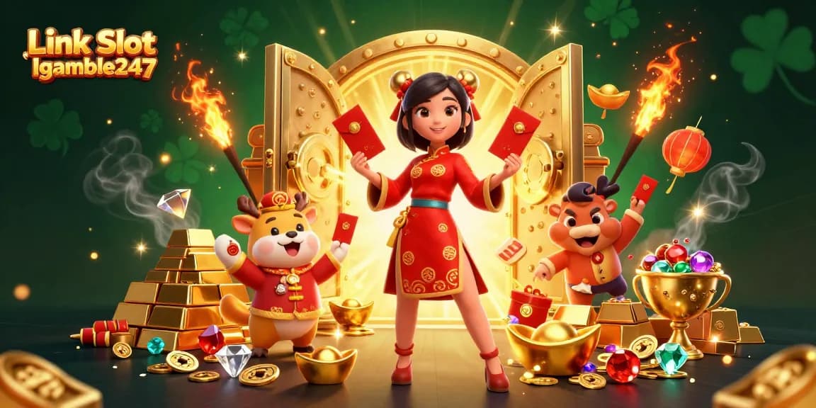 Spin the reels for big wins at Link Slot Gacor Igamble247 with festive symbols and treasures!