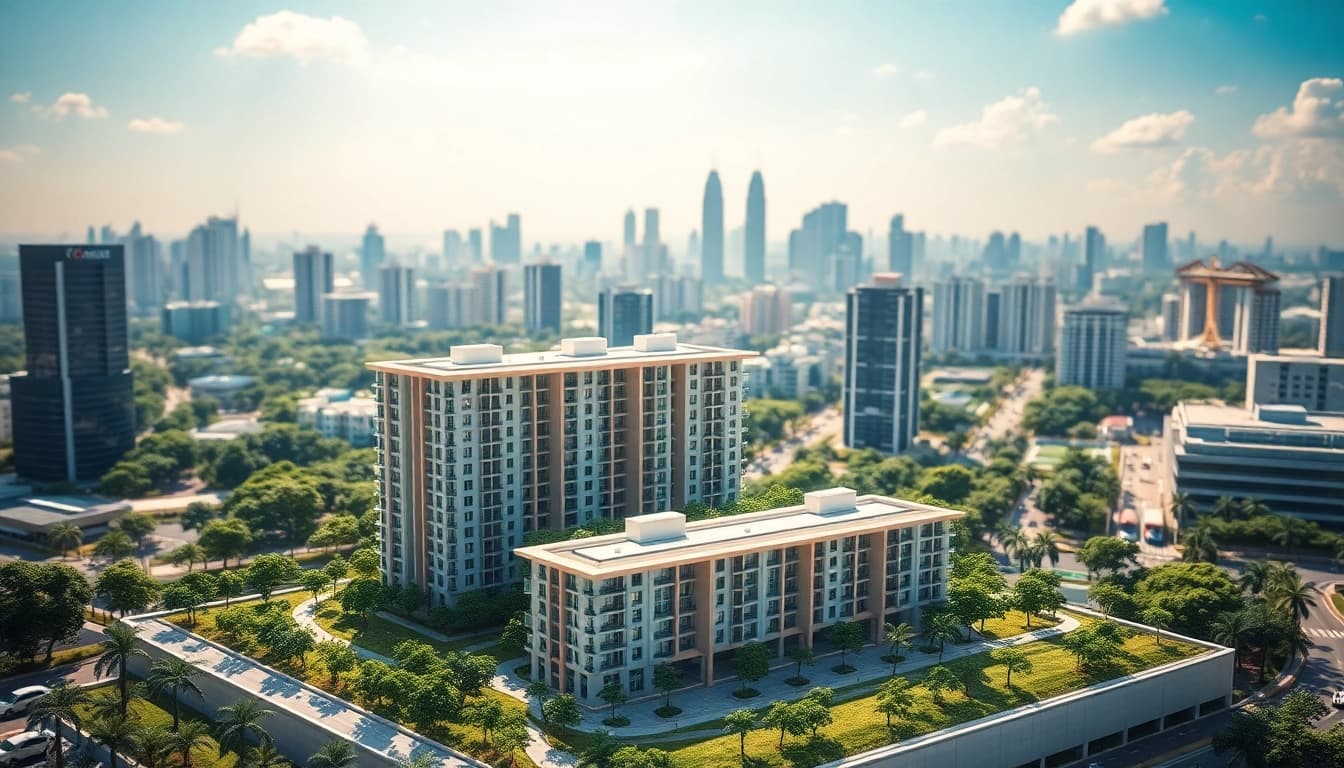Discover the future of living in Tampines EC, featuring elegant architectural designs and lush surroundings.