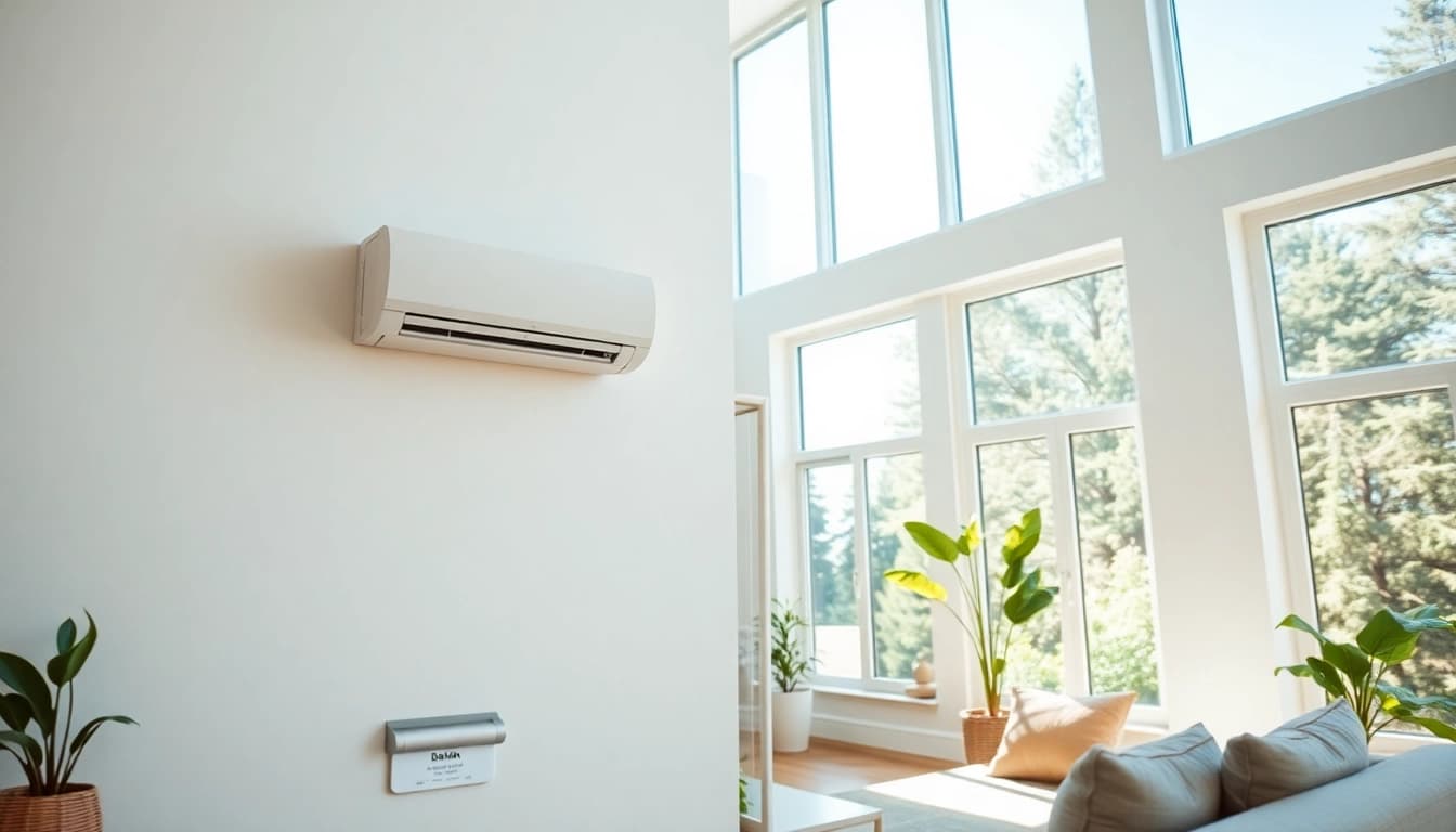 Enhance your space with a Daikin mini split AC, featuring sleek design and high efficiency.