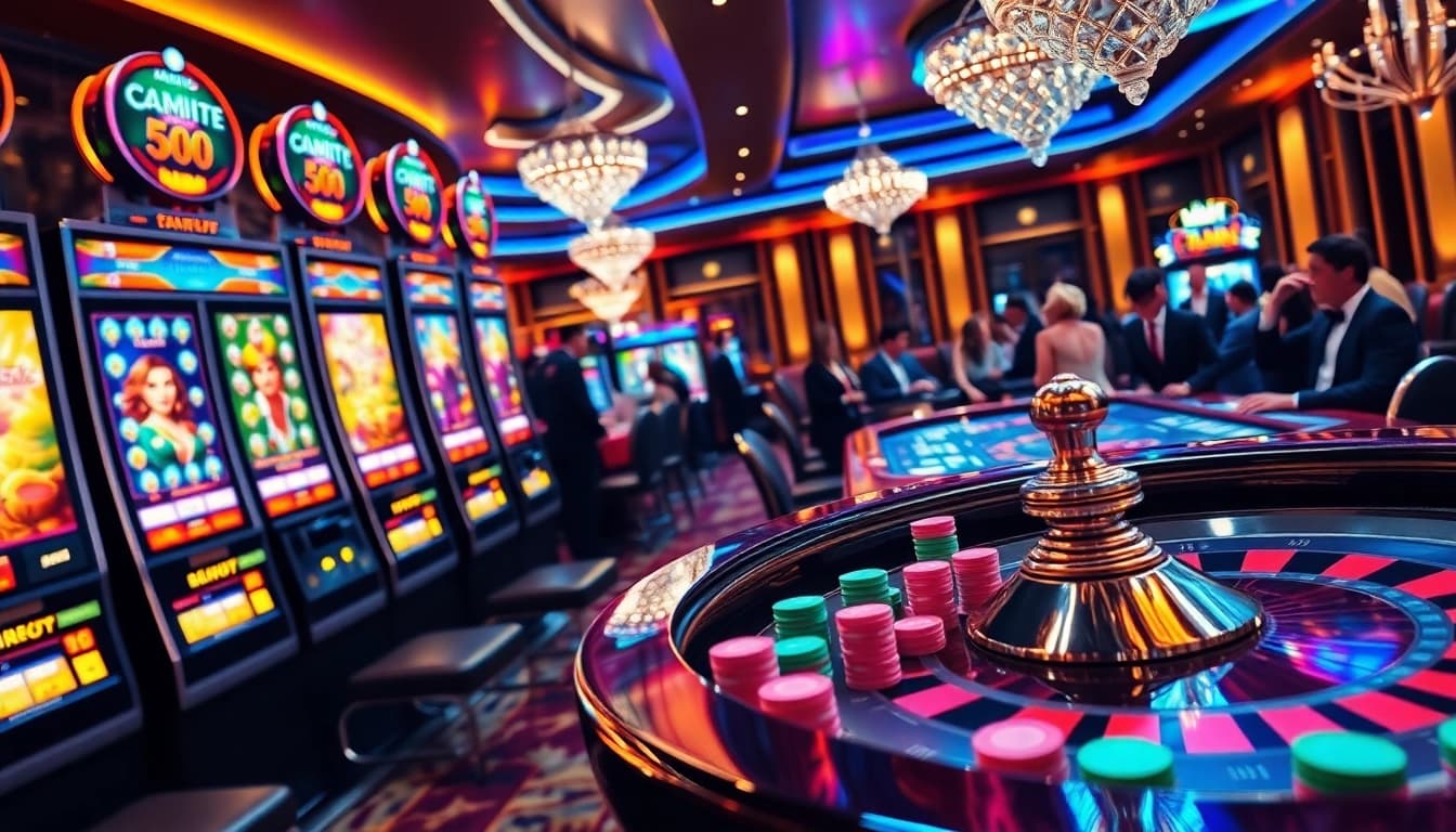 Experience luxury and excitement with slot depo 5k at vibrant casino machines.