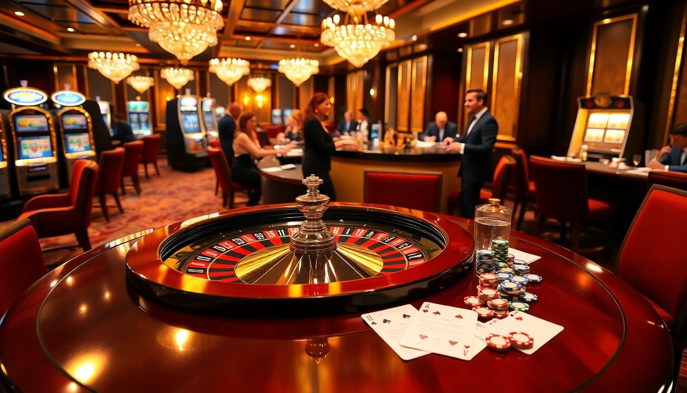 Vivez l'excitation au meilleur casino en ligne avec une roulette vibrante et des joueurs engageants.