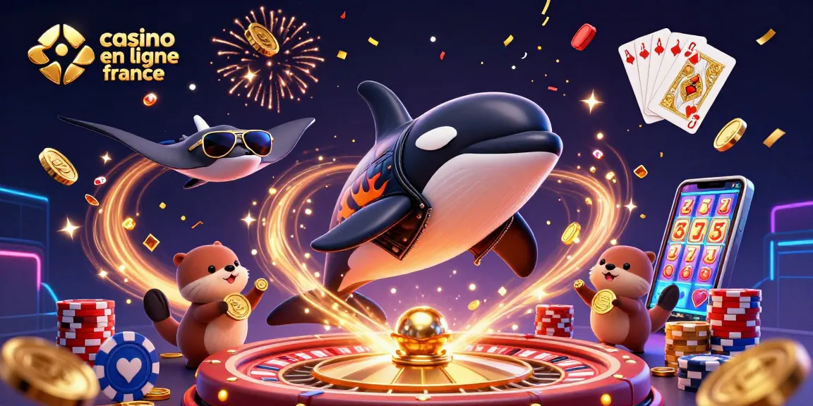 Jouez à des jeux captivants sur un casino en ligne France avec des personnages marins et des éléments dynamiques.