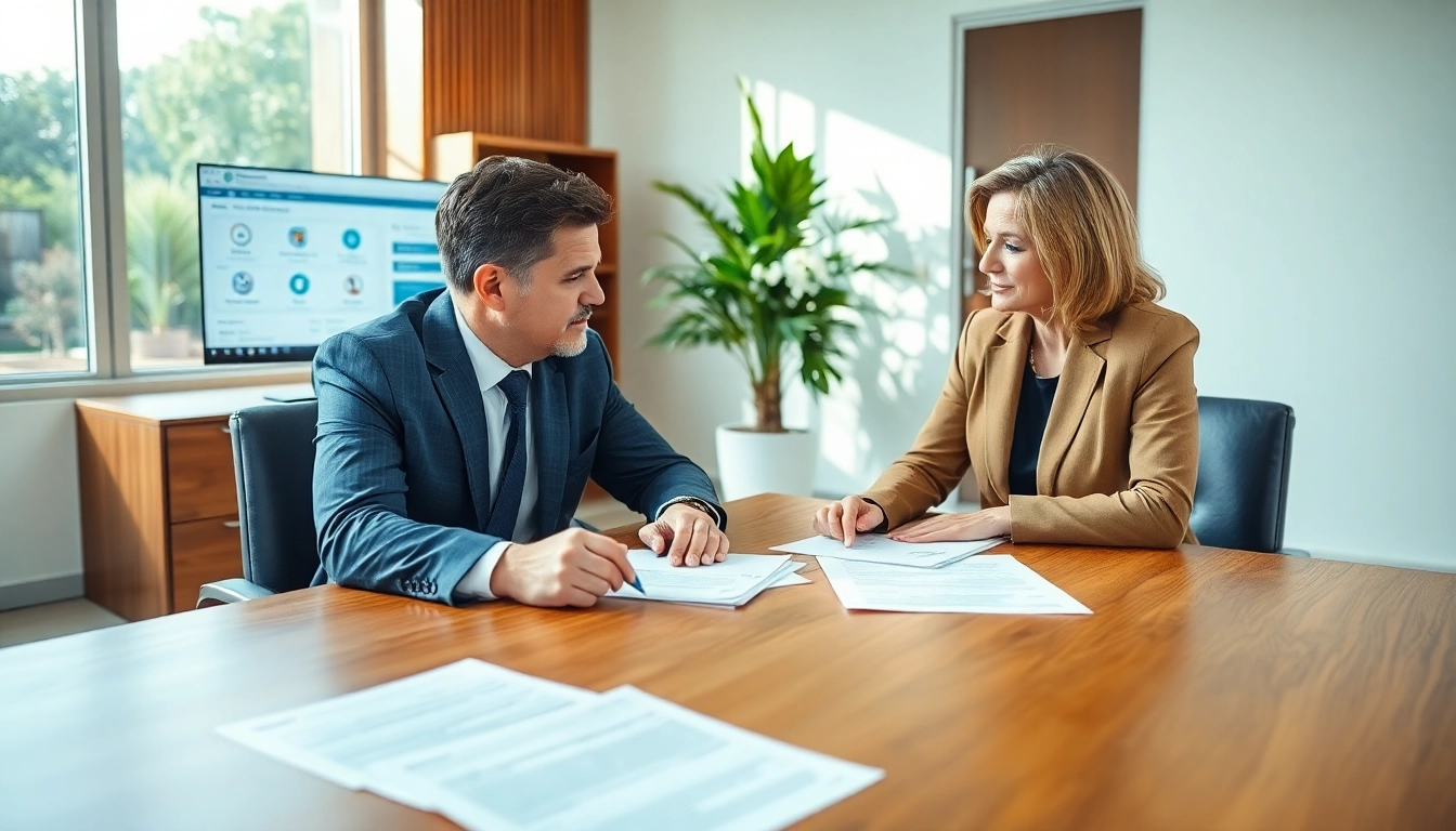 Understanding Testamentary Trusts with a financial advisor in a modern office environment.