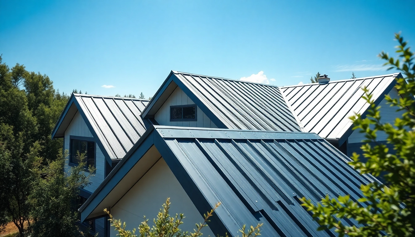 Showcasing a modern home with durable metal roofing toronto in a suburban setting, highlighting quality installation.