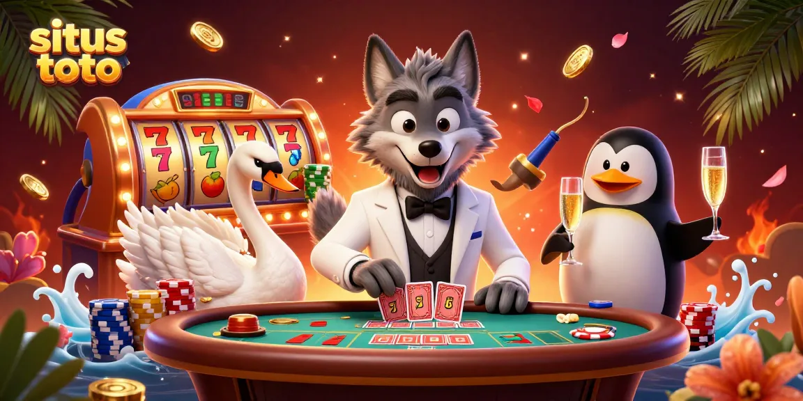 Engage with the exciting atmosphere of situs toto featuring unique casino characters and jackpot excitement.