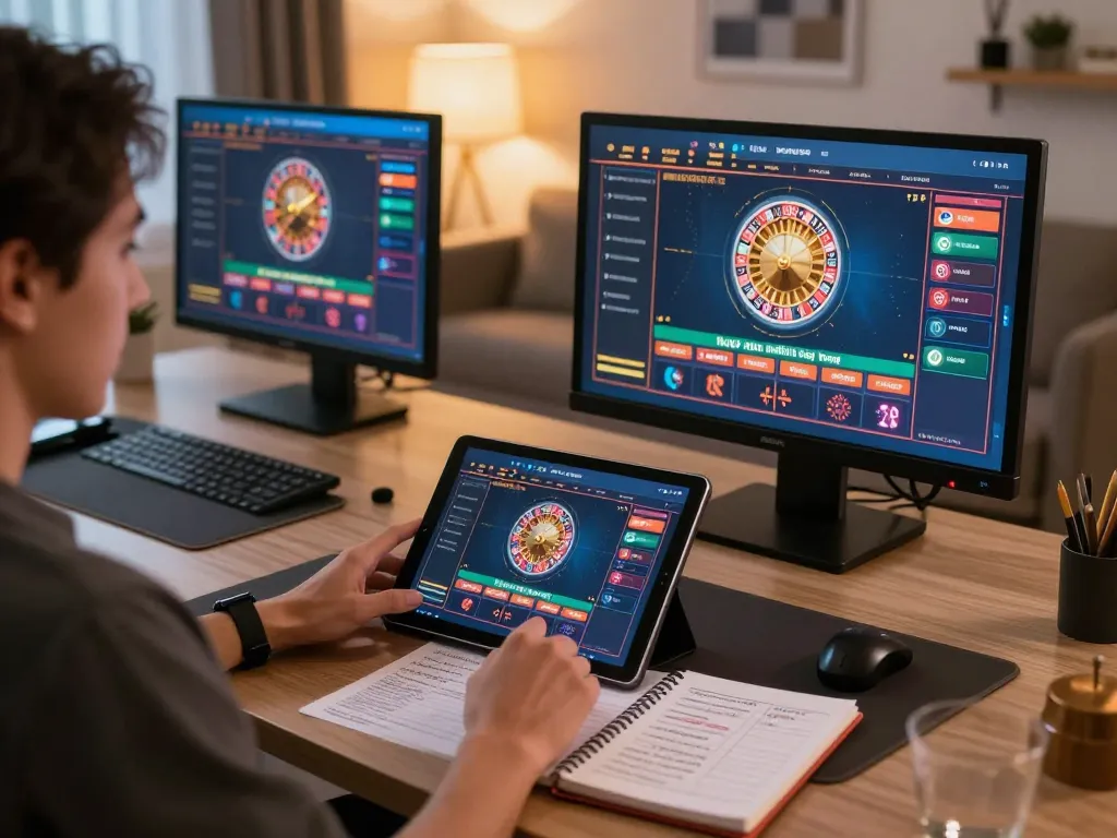 Experience thrilling online gaming at TR88 with an engaging tablet interface and strategic notes