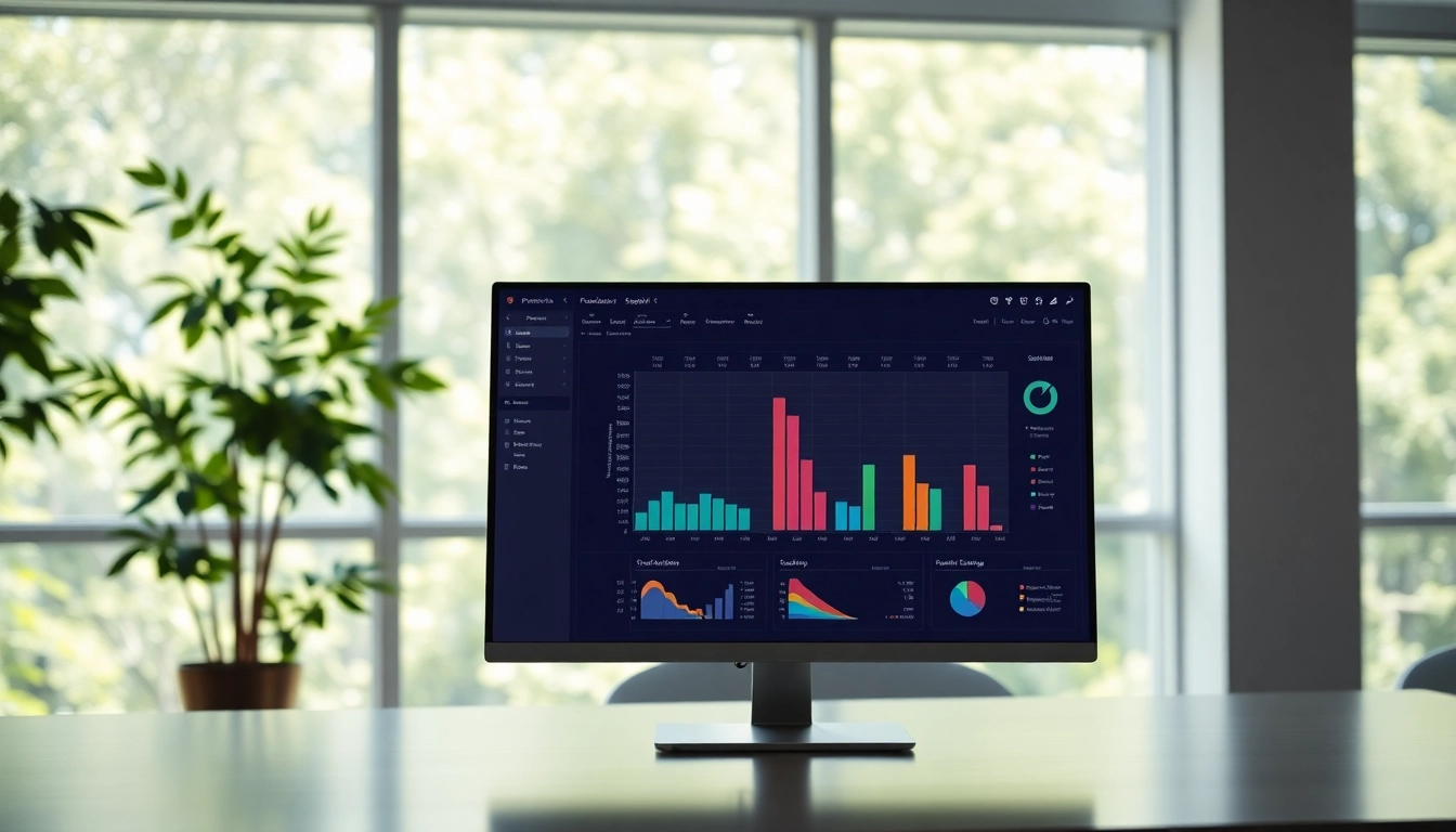 Visual interface of manufacturing scheduling software enhancing production efficiency in a bright office.