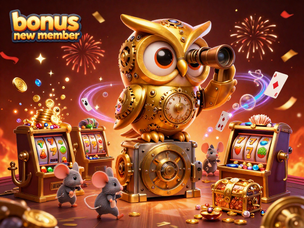 Engage your luck with the bonus new member offer in a vibrant casino scene filled with excitement.