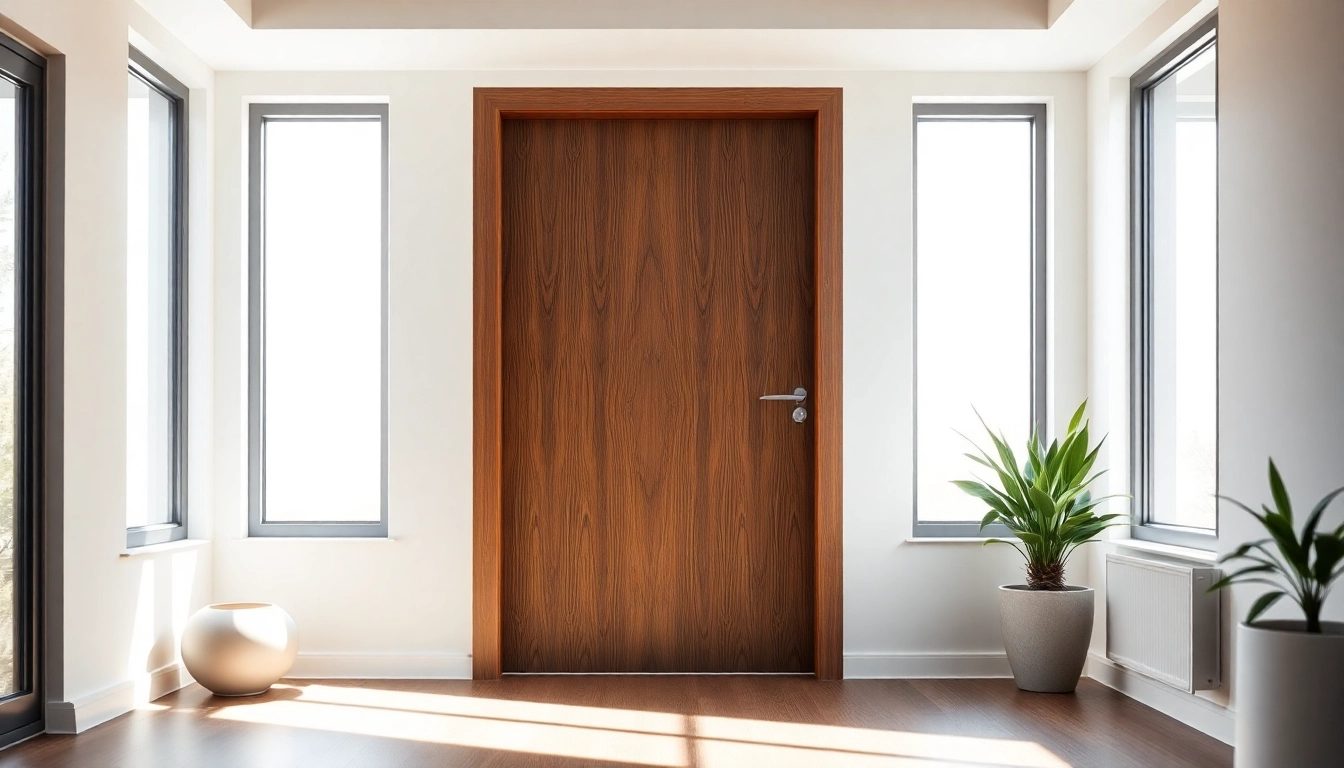 Transform your space with a single leaf swing door that combines elegance and functionality.