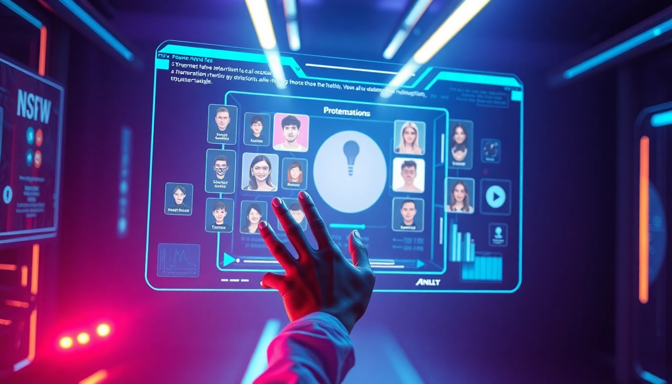 Discovering innovative nsfw ai platforms with a futuristic user interface
