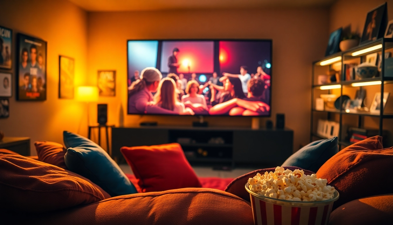 ดูหนังในบรรยากาศบ้านกับโซฟาสบายและพลาสติกพรีเมียม
