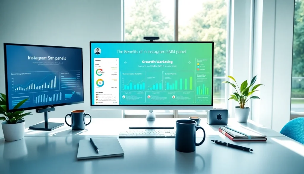 Visual representation of an Instagram smm panel's analytics showcasing engagement metrics.