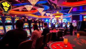 Rasakan keseruan batman138 slot dengan pemain aktif di kasino yang cerah dan meriah.