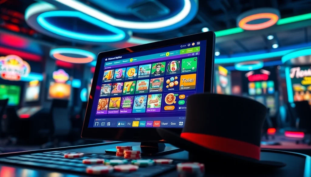 Jelajahi togel online melalui antarmuka permainan yang energik dan menarik.