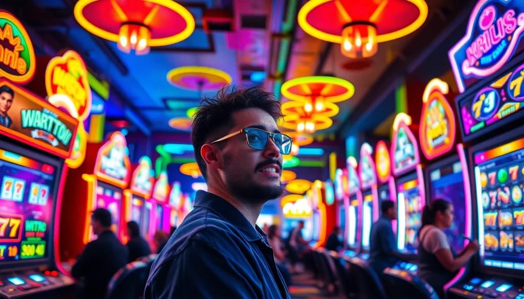 Saksikan komengtoto gacor dalam suasana arcade liga game yang penuh energi.