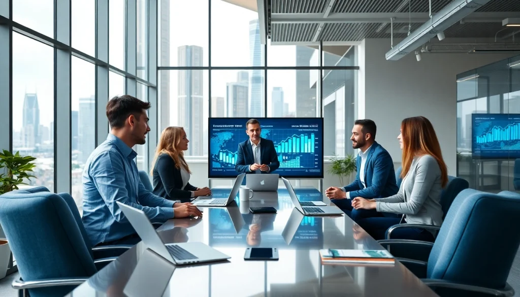 Enhance your business strategies with Quickplus Business Consultants' expert collaboration in modern office.