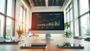 Boost engagement with cheap smm panel in a modern digital marketing office.