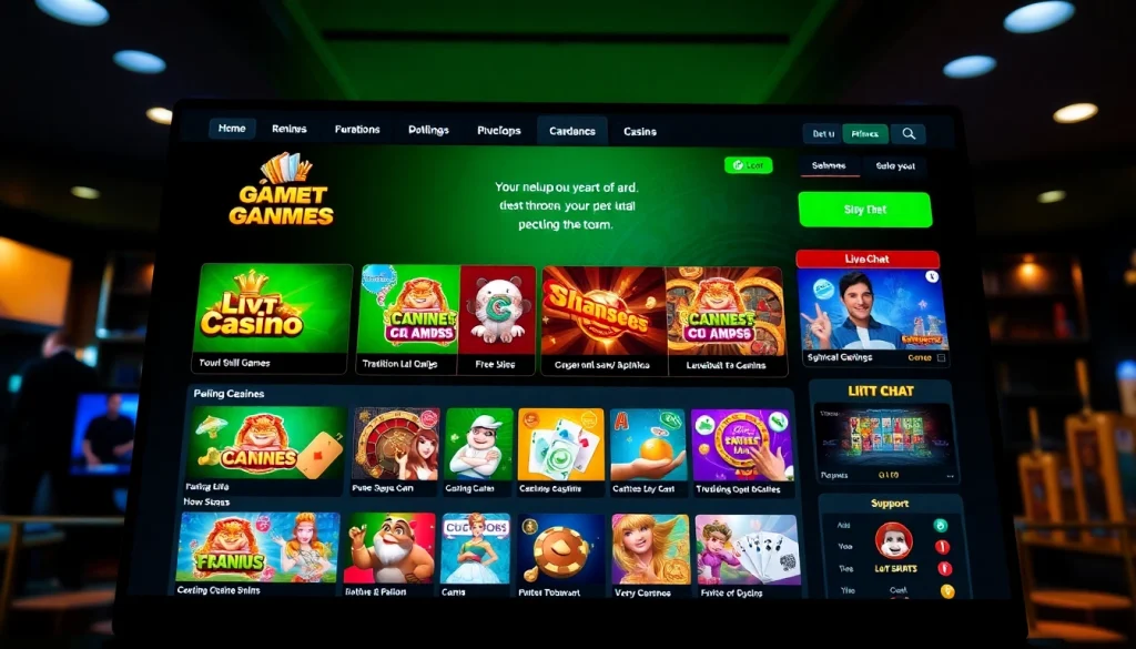 Interactive gaming interface at https://whycazino.com showcasing exciting casino games and secure USDT transactions.