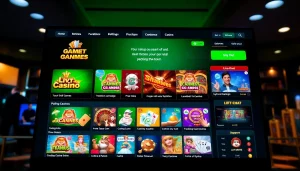 Interactive gaming interface at https://whycazino.com showcasing exciting casino games and secure USDT transactions.