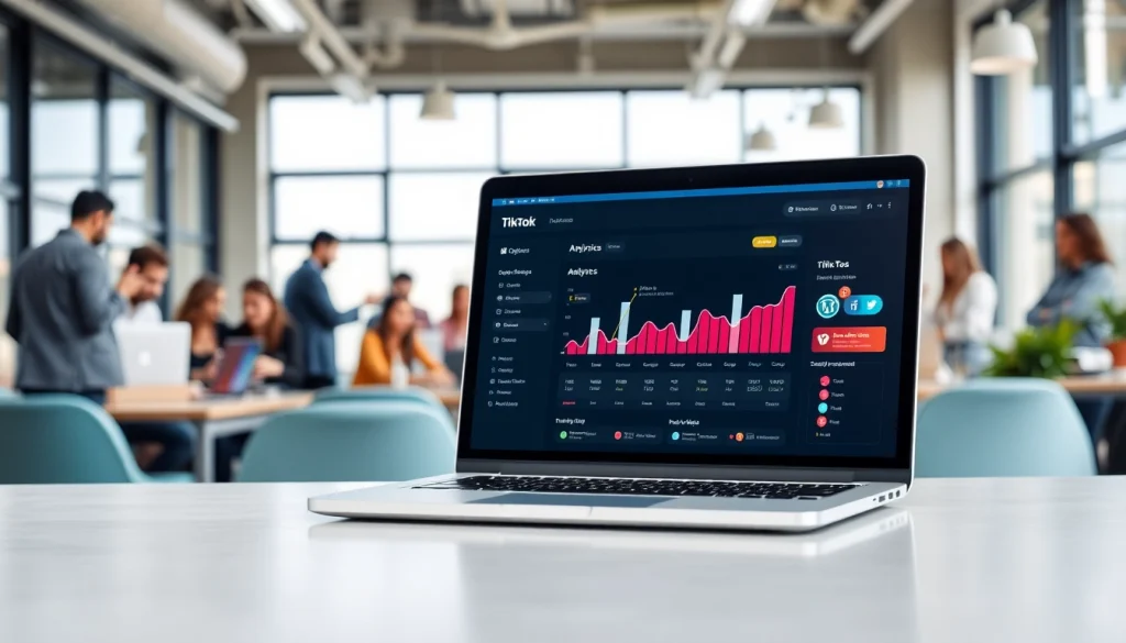 Enhance your TikTok presence with the tiktok smm panel in a professional digital marketing setting.