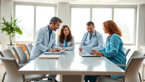 Enhance Health with healthcare professionals collaborating on wellness strategies.