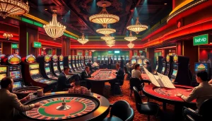 Người chơi tham gia tại sòng bạc sôi động mang branding Bet VIP, thể hiện sự phấn khích và các chiến lược thắng cược.