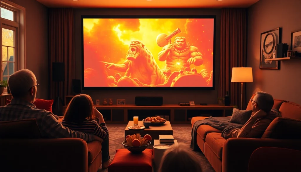 ดูหนังออนไลน์บนหน้าจอใหญ่พร้อมบรรยากาศอุ่นหนาฝาคั่ง