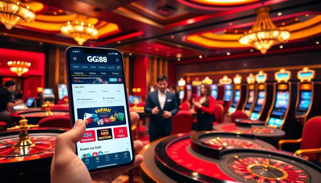 Experience the excitement at Trang chủ GG88 with its vibrant online gambling setup and professional atmosphere.