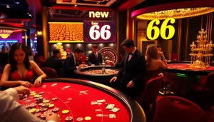 Experience the thrill of gambling at new 66 with vibrant tables and exciting gaming action.