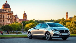 Discover the beauty of Chisinau while renting a car in Moldova, showcasing modern vehicles against a scenic backdrop.