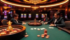 Exciting scene of high-stakes poker gameplay at s88 vip casino.
