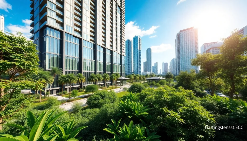 Showcase of tampines st 95 ec luxury condos with landscaped gardens and clear skies.