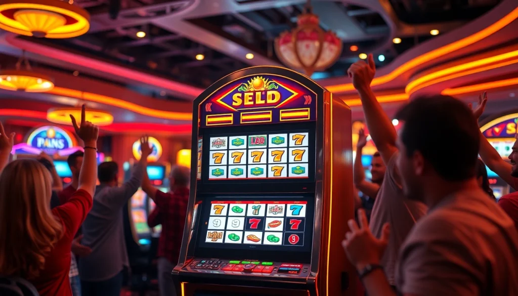 Slot bet 50 pada mesin slot yang memancarkan kegembiraan dengan tampilan jackpot yang menakjubkan.