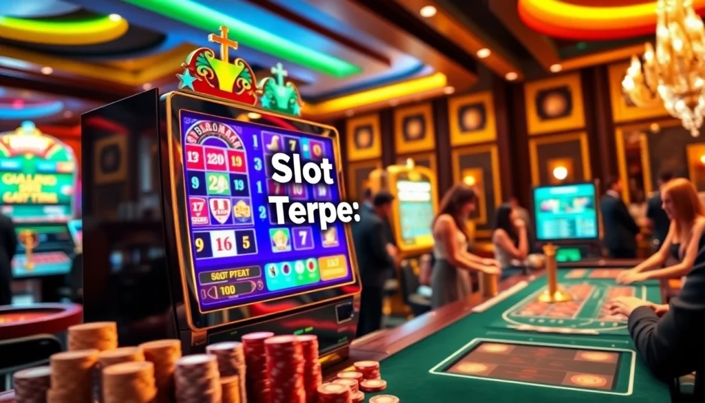 Spin the reels on the Slot Online Terpercaya, featuring engaging graphics and a luxurious casino atmosphere.