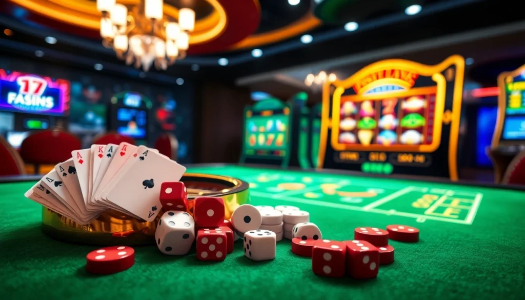 Engaging image showcasing the best online casinos for Canada with vibrant gaming elements.