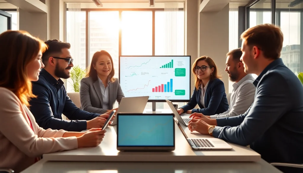 Understand What is a CRM for WhatsApp while professionals collaborate using technology.