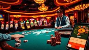 Engage in thrilling gaming experiences at https://kkwin68.info/ with vibrant casino tables and exciting gameplay.