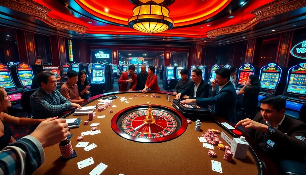 Experience thrilling gaming action at bl555 com with vibrant casino tables and dynamic gameplay.