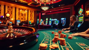 Examine yag laser before and after results amid the thrill of a casino gaming table with poker chips.