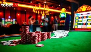 Play exciting games at the trang chủ tobet88, where vibrant casino tables and poker action await.