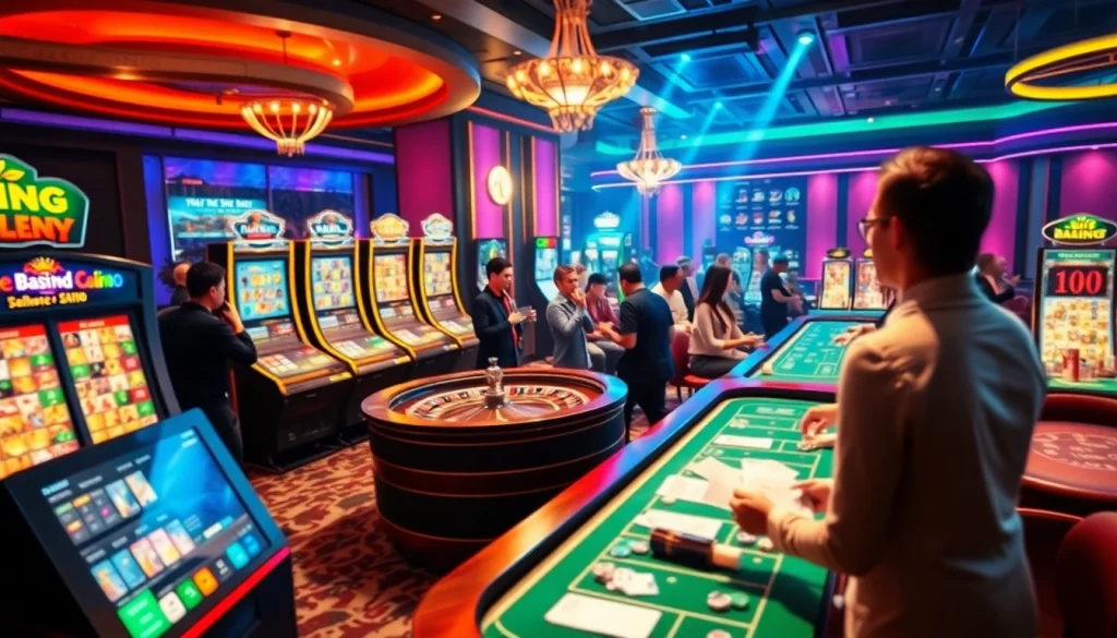 Experience the excitement of nhà cái luck8 with vibrant casino visuals and engaging gaming atmosphere.