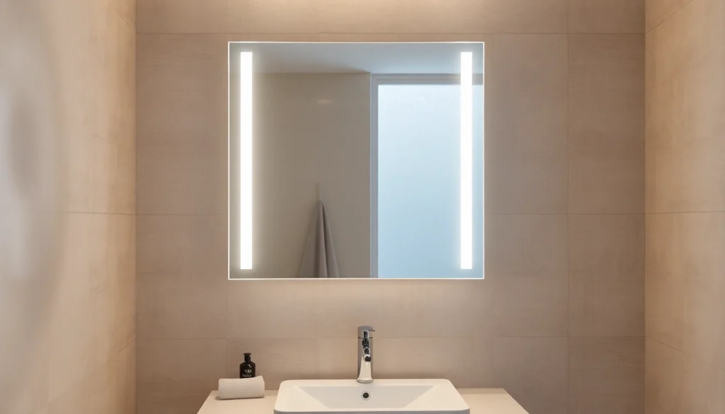 Transform your space with a mirror with lights that enhances ambiance and functionality.