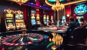 Experience thrilling gaming action at RR88 with vibrant casino tables and excitement.