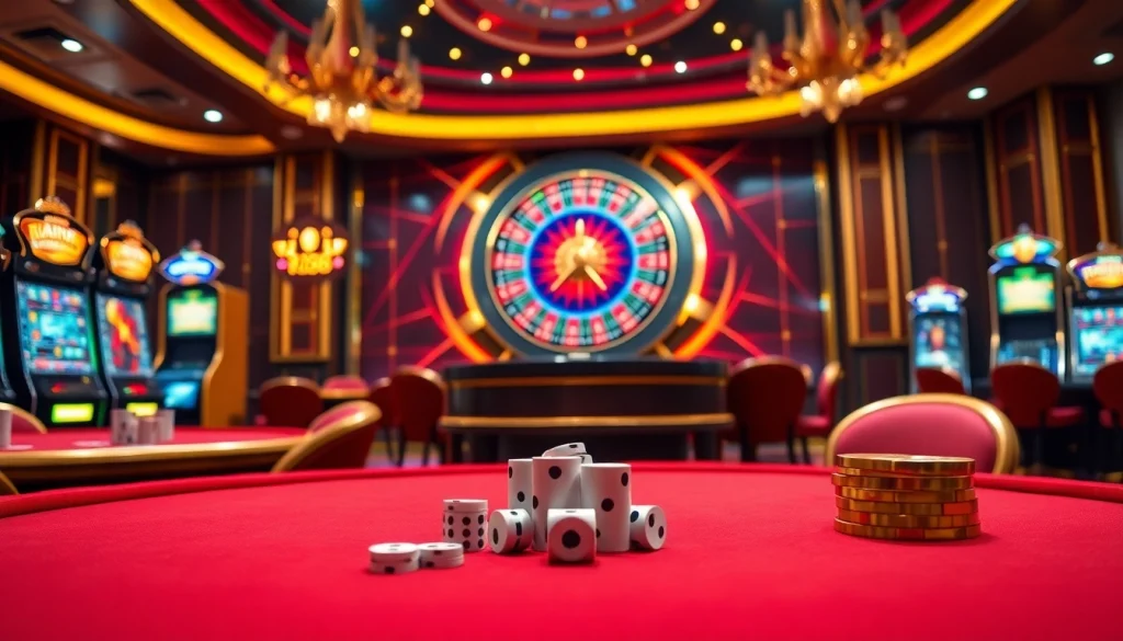Experience the excitement at RR88 with vibrant casino tables and dynamic games.