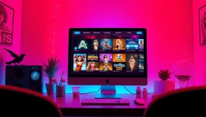 Engaging website interface for html porn games, showcasing colorful game thumbnails.