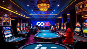 Exciting gameplay at GO88 with vibrant casino elements and engaging betting experiences.