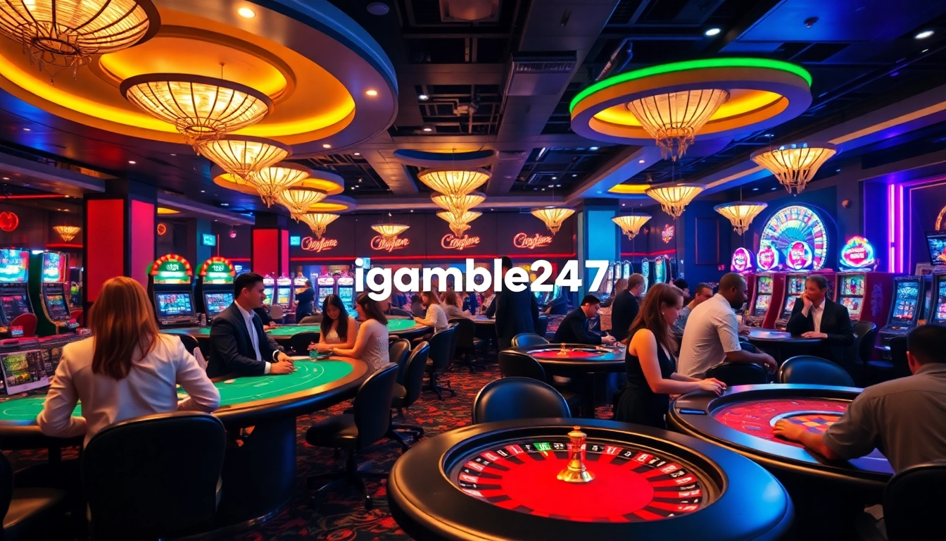 Jelajahi pengalaman bermain igamble247 dengan dealer profesional di kasino yang meriah.