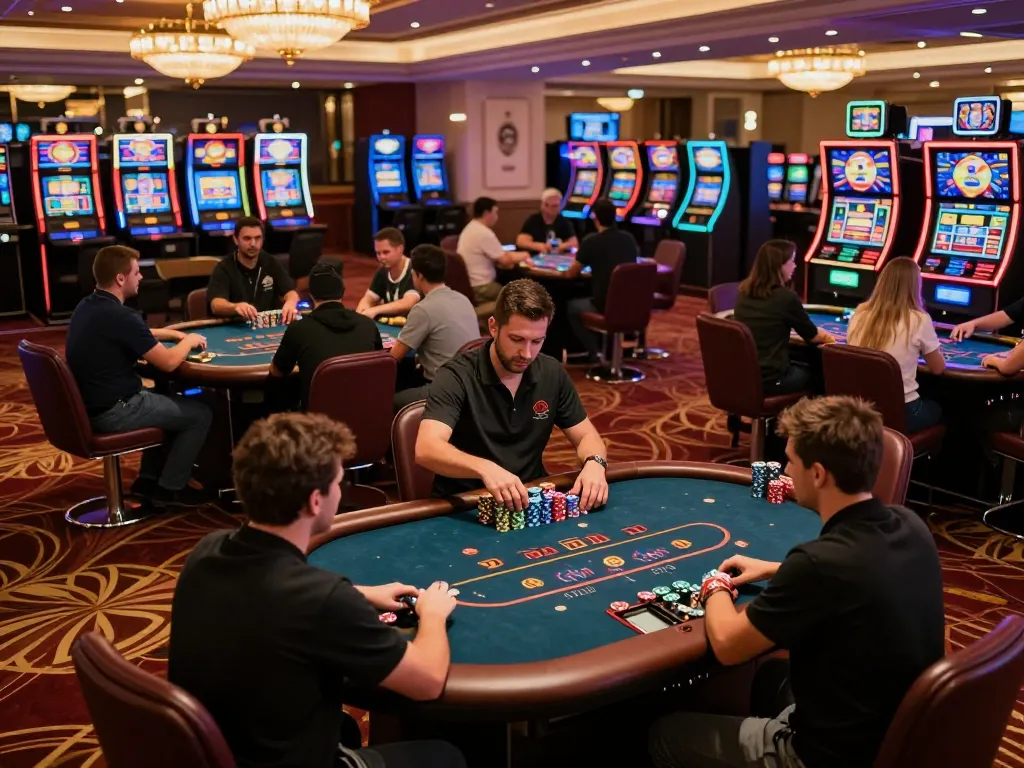 Experience thrilling gameplay here at MM88 casino with dynamic poker tables and vibrant slot machines.