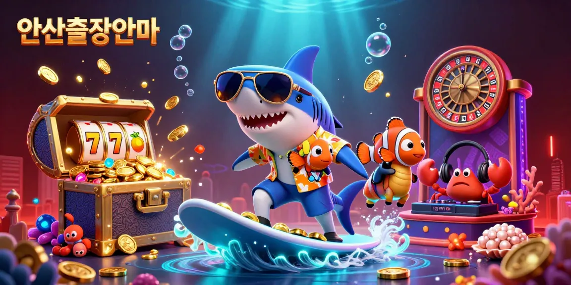 Experience 안산출장안마 with thrilling gameplay as a hammer-head shark surfs on gold coins.