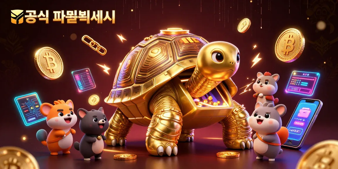 공식 파워볼사이트에서 흥미진진한 게임을 즐기는 모습, 금으로 된 거북이가 핀볼 기계로 변신했습니다.